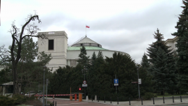Sejm, Senat, Kancelaria Prezydenta RP, ul. Wiejska w Warszawie - zdjęcia do montażu