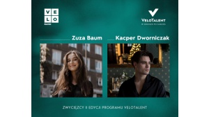 Zuza Baum i Kacper Dworniczak rozwiną talent dzięki mecenatowi VeloBanku