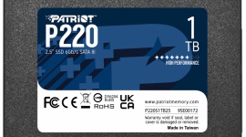 Patriot P220 - topowe dyski SSD SATA w przystępnej cenie