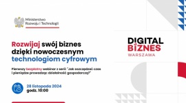 Ministerstwo zachęca przedsiębiorców do korzystania z technologii cyfrowych