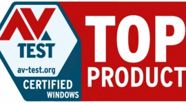 Oprogramowanie Bitdefender z tytułem TOP PRODUCT firmy AV-TEST