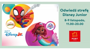 W czasie deszczu dzieci się nudzą, ale nie z Disney Junior w Porcie Łódź