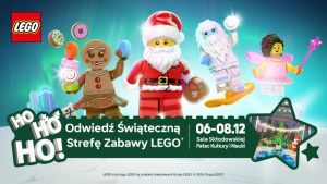 LEGO Polska zaprasza na Świąteczną Strefę Zabawy w Warszawie!