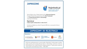 ZAPROSZENIE NA KONFERENCJĘ - NAJMŁODSI.PL