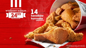 KFC powraca z kultową ofertą Wtorkowego Kubełka Biuro prasowe