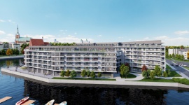 Apartamentowce „Nad Odrą” w Szczecinie: wkrótce budowa wynurzy się z ziemi
