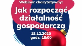 Webinar charytatywny Jak założyć działalność gospodarczą?