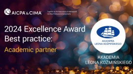 Akademia Leona Koźmińskiego z prestiżową nagrodą AICPA & CIMA Excellence Award