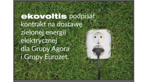 Ekovoltis dostarczy zieloną energię elektryczną Grupie Agora i Grupie Eurozet Biuro prasowe