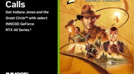 Zdobądź grę Indiana Jones i Wielki Krąg z wybranymi modelami INNO3D GeForce RTX